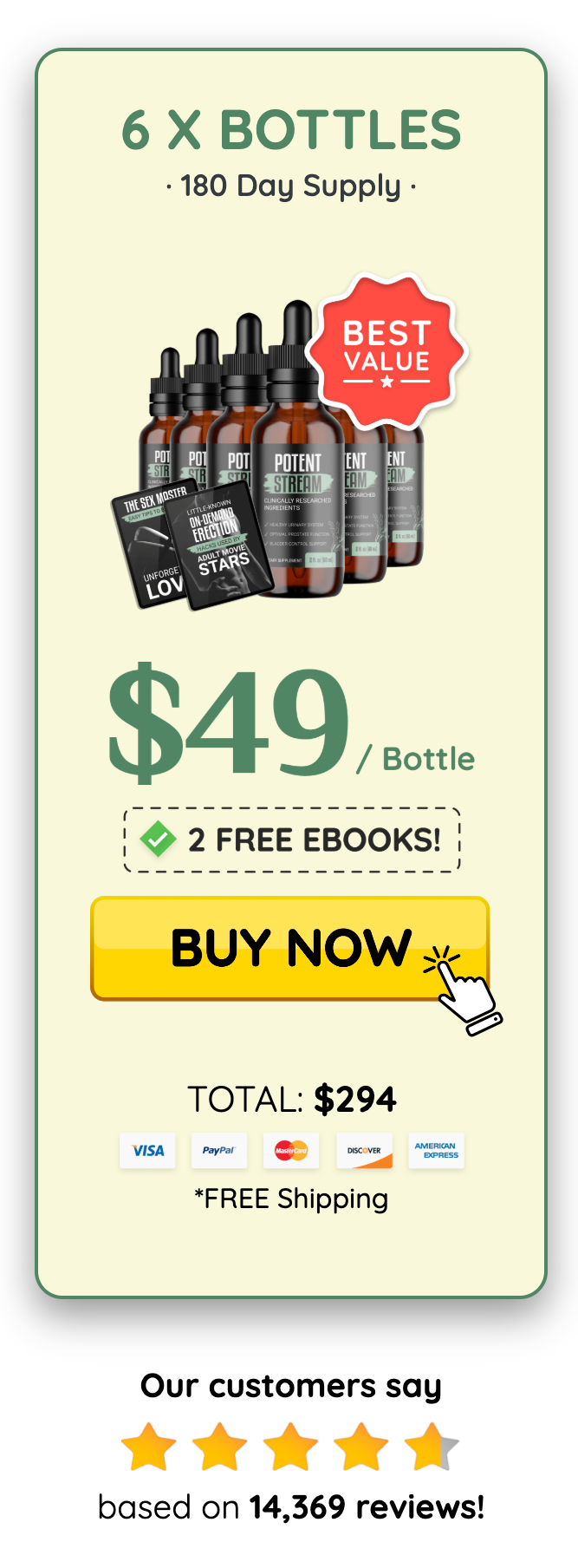 PotentStream Buy 6 Bottles